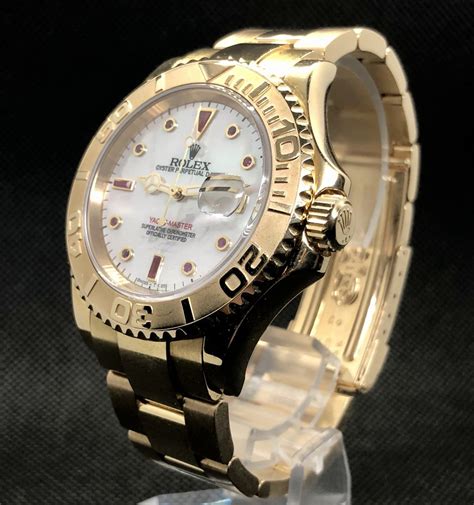 rolex yachtmaster 18kt gold